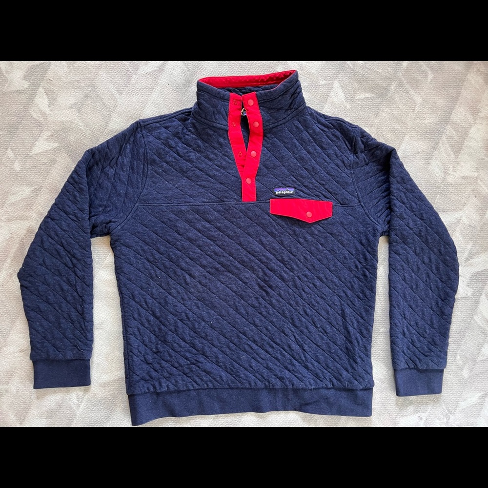 Cozy Organic Cotton quilted sweatshirt